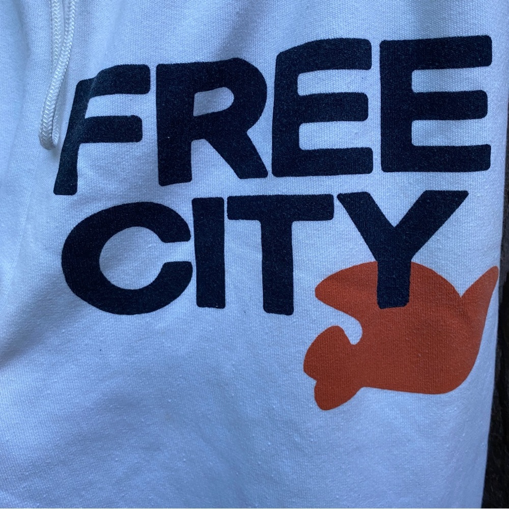Free City XL Sweatpants Super Fluff White FreeCity Sweats - Picture 5 of 16